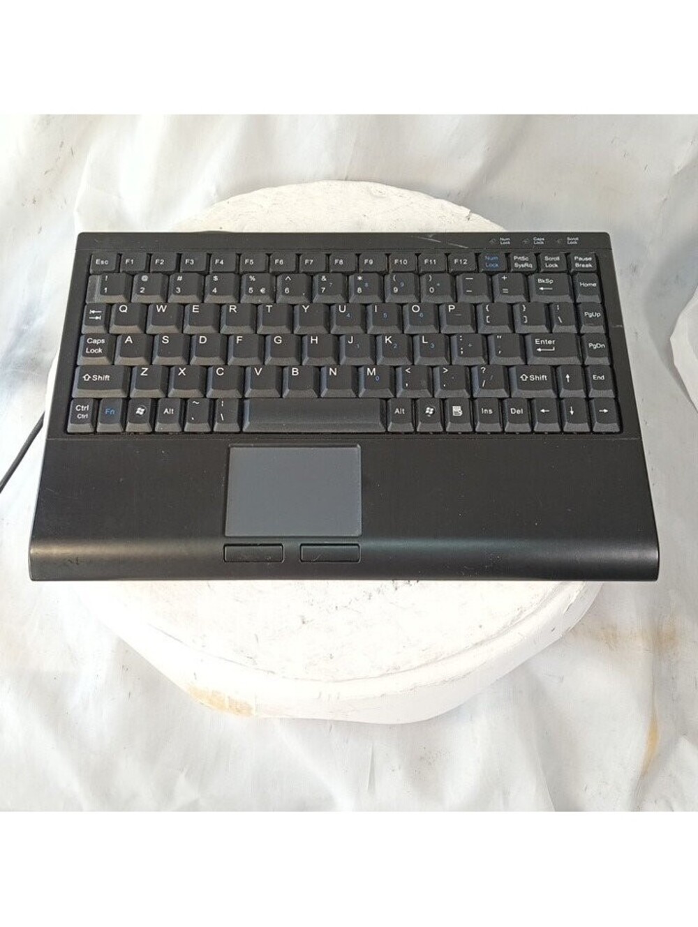 Solidtek ASK-3410U SuperMini USB Keyboard Touchpad Black